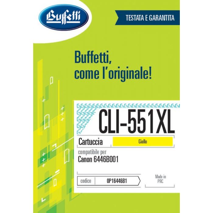 COMP CANON CLI-551XL GIALLO COMP 6446B001 - 600